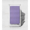 Bacati - Ikat Purple Dots Muslin 100 percent Cotton Universal Baby US Standard Crib or Toddler Bed Fitted Sheet - 3 of 4