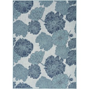 Nourison Garden Oasis Floral Flatweave Indoor Outdoor Rug - 1 of 4