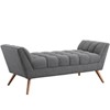 Modway Response Medium Upholstered Fabric Bench - 2 of 4