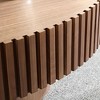PAGED Oval Coffee Table, Modern Handcraft Drum Living Room Tables with Sturdy Pedestal, Center Table for Living Room - 4 of 4