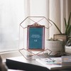 Northlight Contemporary Hexagonal Picture Frame - for a 4" x 6" Photo - Rose Gold - 2 of 4