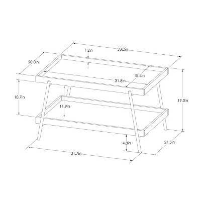 project 62 hillside coffee table