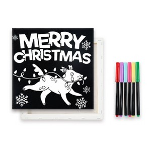 Velvet Canvas Merry Christmas - Bullseye's Playground™ - 1 of 3