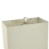 Modern Brushed and Satin Table Lamp Brushed Nickel - StyleCraft: UL Listed, Linen Shade, Steel Body, 3-Way Switch - 4 of 4