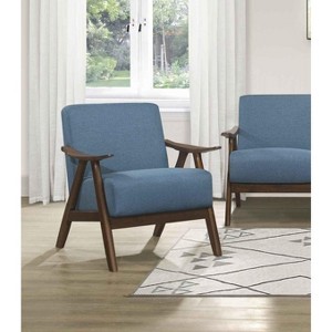 PAGED 32/28 inch Wide 100% Polyester Accent Chair with Cushion Back,Modern Upholstered Armchair for Living Room - 1 of 4