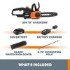 Worx WG323 20V Power Share 10" Cordless Pole/Chain Saw with Auto-Tension - 2 of 4