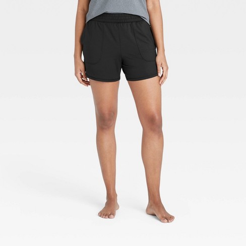 Womens Clothing Shorts Mini shorts Ambush Ribbed Knit Shorts in Black 