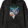 Dog Man The Bark Knight Youth Boy Black Graphic Hoodie - 2 of 2
