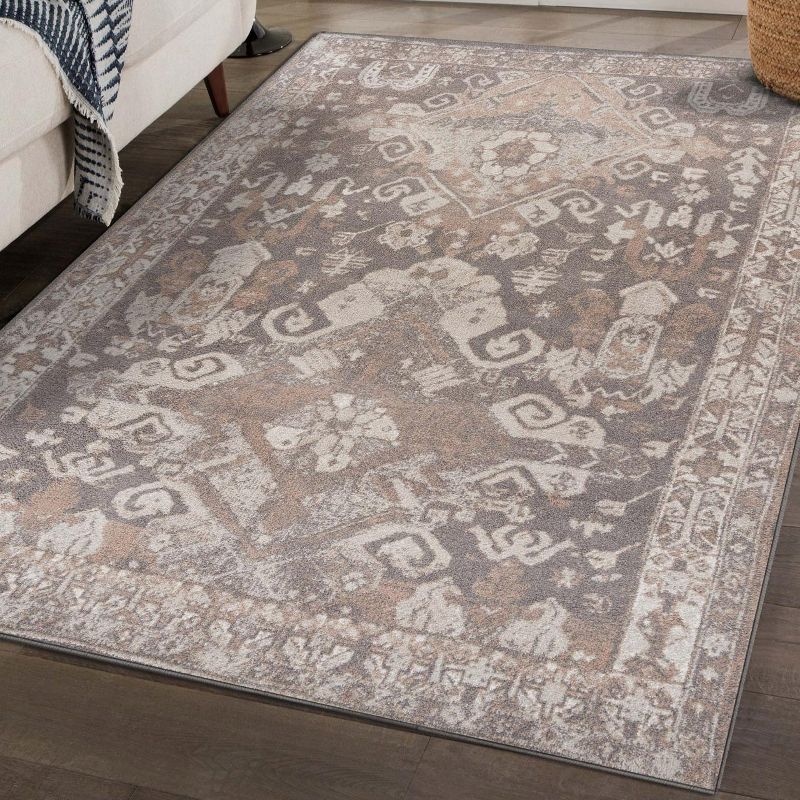 Luxe Weavers Moroccan Floral Area Rug for Living Room, 1 of 8