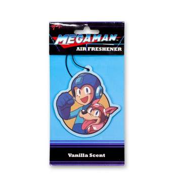 Just Funky Mega Man and Rush Air Freshener | Vanilla Scented | Mega Man Legacy Collection