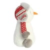 Aurora Small Aspen Snowman With Hat Holiday Festive Stuffed Animal White 8.5" - 3 of 4