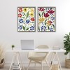 Stupell Industries Scandinavian Wild Flowers 2pc Floating Frame Art Set - 2 of 4