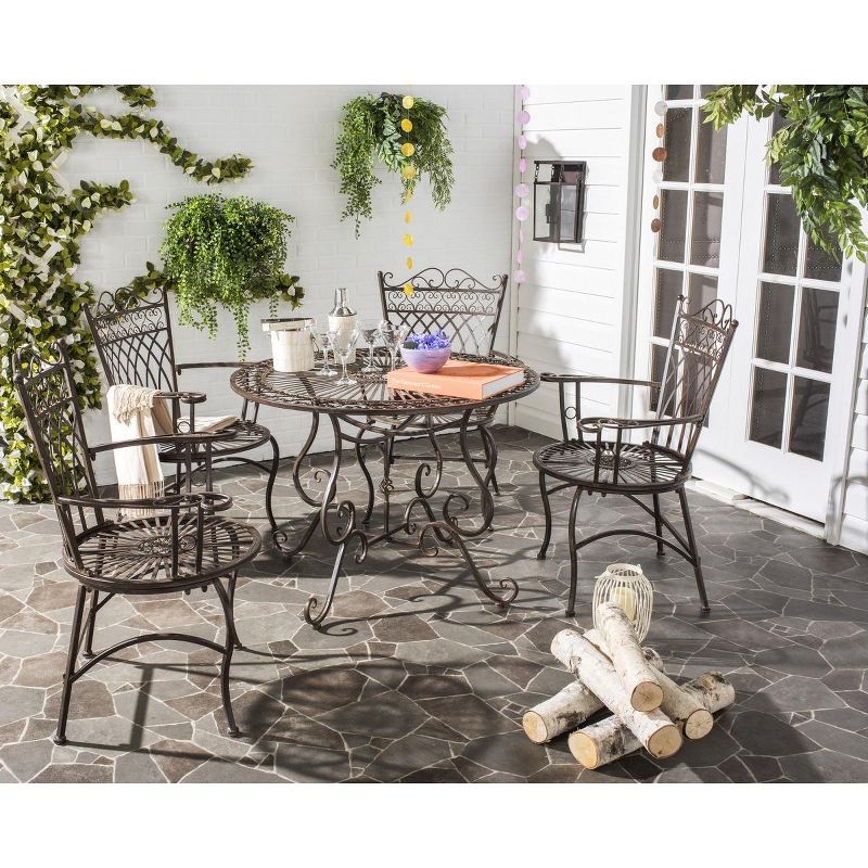Thessaly 5 Piece Patio Outdoor Seating Set  - Safavieh, 2 of 4