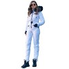 Imily Bela Womens Onesie Ski Suit Winter Outdoor Sports Waterproof Snowsuit Jumpsuits Jacket - 4 of 4