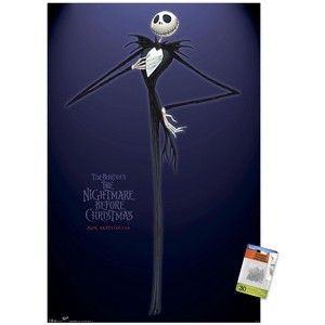 Trends International Disney Tim Burton's The Nightmare Before Christmas - Jack Unframed Wall Poster Prints - 1 of 4