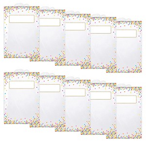 Ashley Productions® Hanging Confetti Pattern Storage/Book Bag, 11" x 16", 5 Per Pack, 2 Packs - 1 of 2