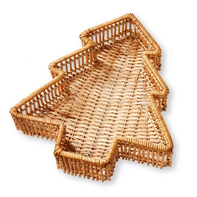 tag Rattan Tree Tray