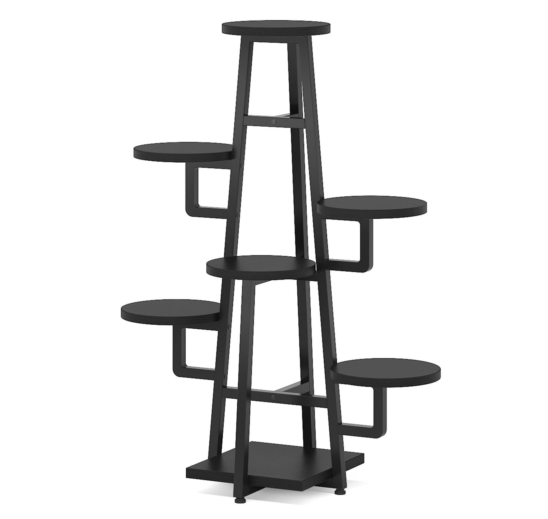 Tribesigns 7 Tier Plant Stand, Black