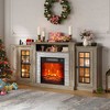 Vlrska 59'' Electric Fireplace TV Stand with Remote Control and LED Lighting - 4 of 4
