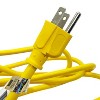 Stanley Tools Power Block 8-Ft. 3-Outlet Outdoor Extension Cord, Yellow - 3 of 4