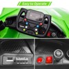 Kids Ride On Car, Licensed KTM 12V Electric Sports Car with Remote Control, Battery Powered Sports Car, Sound System - 4 of 4