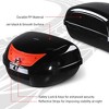 Yescom 50L Universal Motorcycle Tour Tail Box Scooter Trunk Storage w/ Lock Case - 3 of 4