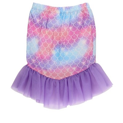 RuffleButts Girls Mermaid Tail Skirt Cover-Up - Mermaid Tale, 4T/5 — фото 2