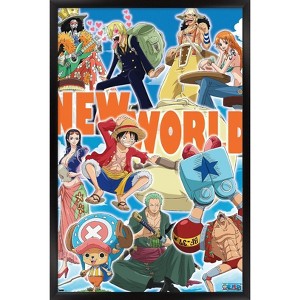 Trends International One Piece - New World Framed Wall Poster Prints Black Framed Version 22.375" x 34" - 1 of 4