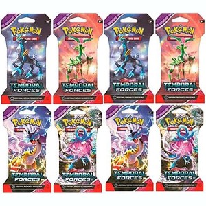 Pokemon TCG: Scarlet and Violet Temporal Forces Sleeved Booster Pack 8 Packs - 1 of 4