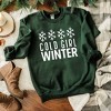 Simply Sage Market Women's Graphic Sweatshirt Cold Girl Winter - 3 of 3