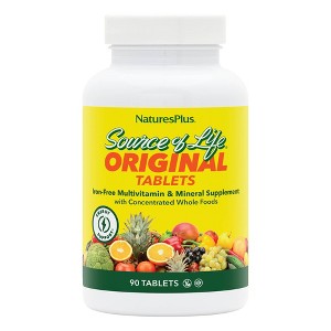 Source of Life No-Iron Multivitamin by Nature's Plus  -  90 Tablets - 1 of 3