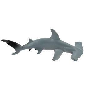 Collectible Wildlife Gifts | Shark, Hammerhead Shark, Museum Quality, Rubber Fish, Hand Painted, Realistic Toy Figure, Model, Gift,   7"   CH165 BB111 - 1 of 4