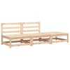 vidaXL Garden Sofa Natural Wood Solid Pine Two-seater Modular Rustic - 2 of 2