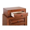 Passion Furniture LaVita 3-Drawer Oak Nightstand (29 in. H x 24 in. W x 17 in. D) - 3 of 4