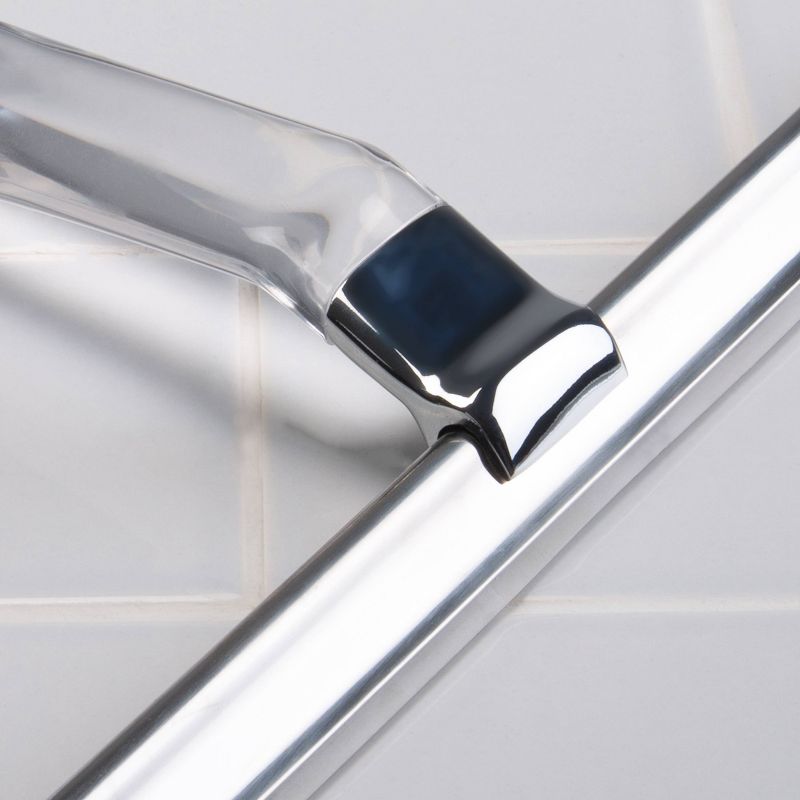 Shower Squeegee with Clear Acrylic Handle Stainless Steel - Bath Bliss, 6 of 9