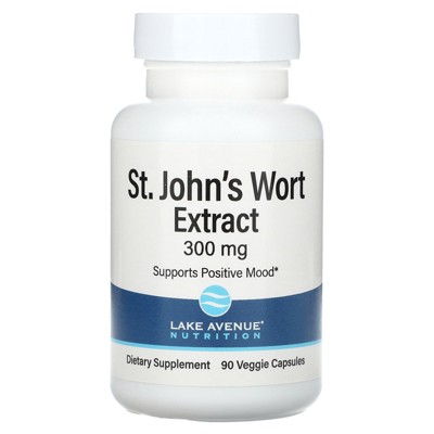 Lake Avenue Nutrition St. John's Wort Extract, 300 mg, 90 Veggie Capsules