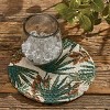 Park Designs Palm Frond Braided Tropical Green Trivet Set of 6 - 2 of 4