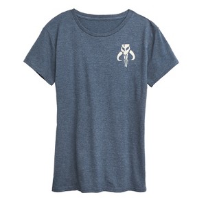 Women's - The Mandalorian - Mando Icon Short Sleeve Graphic T-Shirt - 1 of 4