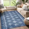 Bohemia Geometric Area Rug, Imitation Cashmere Polyester, Washable, Non-Slip, Foldable for Hallway, Kitchen, Entryway & Office - 4 of 4