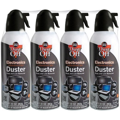 Dust-Off® 10oz Electronics Dusters, 4 pk in Gray