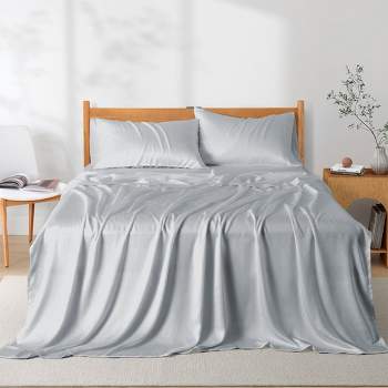 Peace Nest Silky Smooth Soft Tencel Lyocell Sheet Set Solid Color