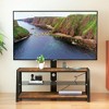 KTMBDW Universal Swivel TV Stand Base for 32–80 inch TVs, Height Adjustable Table Top TV Stand Mount with Tilt, Holds up to 180lbs - 2 of 4