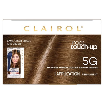 Clairol Root Touch-Up Permanent Hair Color - 5G Medium Golden Brown - 1 kit