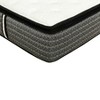 HomeStock Majestic 14 in. Pillow Top Pocket Coil Hybrid Mattress, Gray - 4 of 4