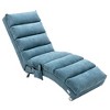 NicBex Modern Massage Recliner Chair, Linen Fabric Accent Chair with Side Pocket, Ergonomic Lounger for Living Room, Bedroom - 3 of 4