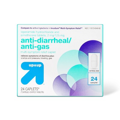 Loperamide Multi Symptom Caplet - 24ct - up & up™