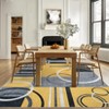 Washable Area Rug Modern Geometric Accent Rug, Non-Slip Contemporary Floor Mat - 3 of 4