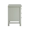 Sapphtopaz Modern Nightstand with 4 Drawers Night Stand with Faux Keyhole Accents & Wooden Round Handle Bedside Table for Bedroom, Living Room - 3 of 4