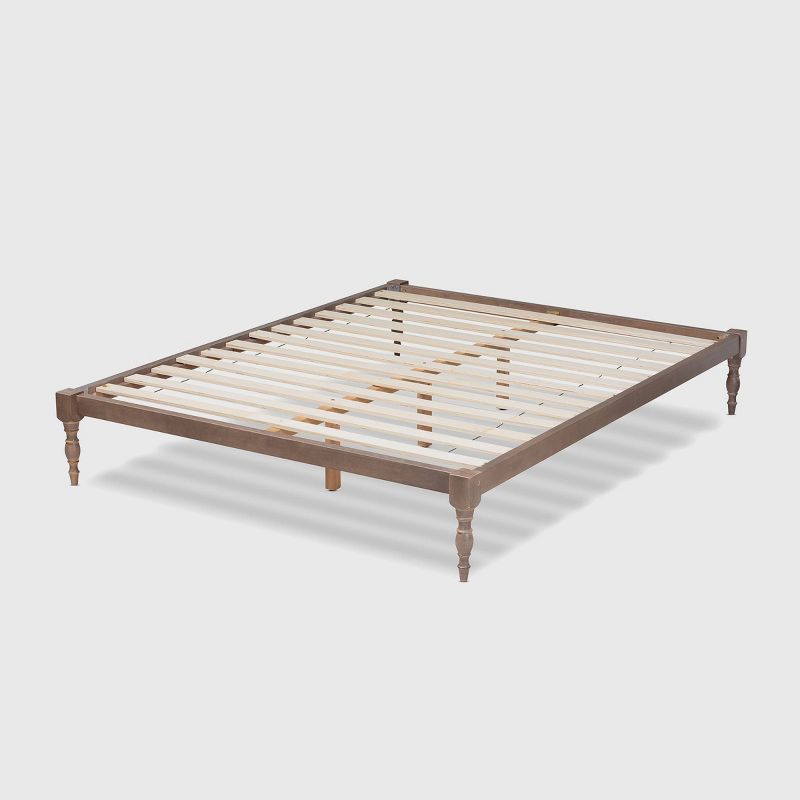 Iseline Wood Platform Bed Frame - Baxton Studio, 4 of 11