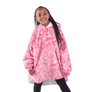 The Bare Homey - Kids Wearable Blanket - Fleece Side Pockets - 1 of 4